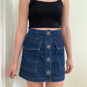 Topshop Jean Skirt
